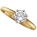 14Kt Yellow Gold Solitaire Diamond Ring