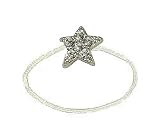 Toe Ring - Illusion - Small Crystal Star ~ Clear