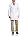 Landau Essentials Unisex Relaxed Fit 5-Pocket 4-Button Mid-Length Lab Coat 3174