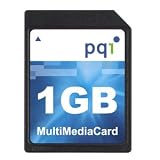 PQI 1GB MultiMediaCard MMC MultiMedia Memory Card 1 GB