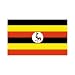 Uganda Flag 3ft x 5ft Polyester