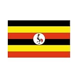 Uganda Flag 3ft x 5ft Polyester