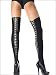 Corset Back Thigh Highs
