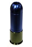 S-Thunder SHOCKER Airsoft Paintball C02/Gas 40mm Grenade shell LONG BLUE