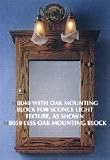 Mac's Picture Frame Medicine Cabinet with Sconse Block - Alder -