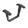 T-Arms for Ortho Series Task Chair- Black