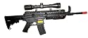 JG M4 RIS System with Rifle Scope Sniper Airsoft Gun 500 FPS