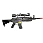 JG M4 RIS System with Rifle Scope Sniper Airsoft Gun 500 FPS