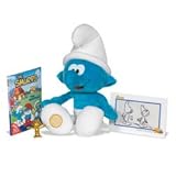 Smurfs 50th Anniversary Plush with Sound and Collector Figure