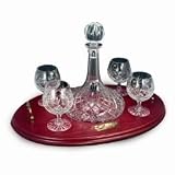 Review WDPG  / Crystal Ships Decanter and Four Brandy Glasses