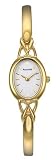 Accurist LB1070 Ladies Semi Bangle Gold Plated Watch