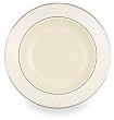 Lenox Pearl Innocence Platinum Banded Ivory China Pasta Bowl/Rim Soup