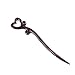 Breezelike Hair Sticks - Ebony Wooden Hair Stick : Love Heart - 7.1