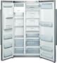 Bosch : B22CS30SNS 22 cu. ft. Linea Series Side by Side Refrigerator - Stainless Steel