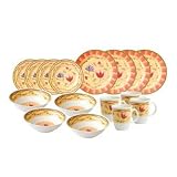 Napoli Melamine Dinnerware Set, 16 Piece, Service for 4