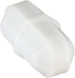 Scienceware 371100118 PTFE Octagon Spinbar Magnetic Magnetic Stirrer Bar, with Integral Pivot Ring, White, 1-1/8" Length, 5/16" Diameter