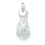 Sterling Silver Fancy Cat Charm with 20 inch Sterling Silver Chain
