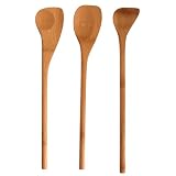 Bambu 055500 Natural Utensils Spoontula Utensil Set Set of 3