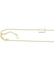 14K Yellow Gold 22 Inch Diamond Cut Adjustable Box Chain with Lobster Clasp and Small Heart Charm