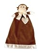 Lovie (large)- Mikie Monkey Security Blanket Plush