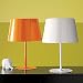 Kids' Lighting: Kids Orange & White Metal Table Lamp - Metal Table Lamp (Orange)