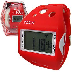 Tocs Sports-Digi Wrist Watch - Ruby Red by AWM