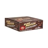 Pure Protein Bar-Worldwide Sports Nutrition High Protein Bar, 12-2.75oz Bars Chocolate Deluxe