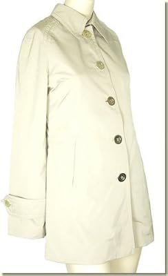 Rainforest - Women's Khaki Button-Down Raincoat