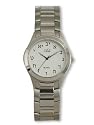 Classic men's watch with aleph-bet - 424