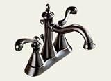 Delta 25925-RB Vessona Venetian Bronze Centerset Bathroom Faucet