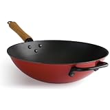 Iron Chef J65-0002 14-Inch Wok with Helper Handle