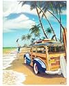 Surfin You and Me Family Sign Metal-Tin Signs