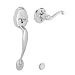 Schlage FE285 PLY 625 FLA LH Polished Chrome Electronic Security Plymouth Lower Handleset for Electr