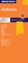 Rand McNally Alabama: Highways & Interstates