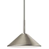 Kichler Lighting 49062NI Ripley Light Outdoor Pendant, Brushed Nickel