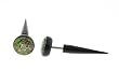 Genuine Ed Hardy Black Fake Taper - Green Dragon Logo - 16g Wire - 00G - 32mm Length - Sold as a Pair