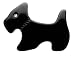 dogs7  - France Luxe Mini Scotty Dog on Tige Boule