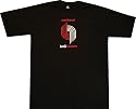 Portland Trail Blazers Throwback Adidas Vintage Black T Shirt