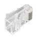 Tools & Hardware : Paladin 9546 RJ45 Modular Plugs WE/SS 8P8C for Round/Flat, Solid/Stranded Wire, 10-Pack