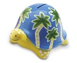 TURTLE WAVY PALM HAWAIIANA BANKS - PROMISE & PROSPERITY