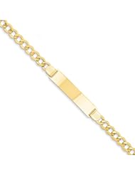 14k Gold Curb Link 5.9mm ID Bracelet
