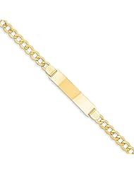 14k Curb Link 5.9mm Id Bracelet