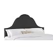 Valencia Nail Button Headboard - Black (Full/ Queen)