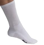 Cross Trainer Performance Socks - White, Crew