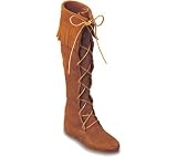 Minnetonka Women's 1428 Knee-High Boot,Dusty Brown,9 M US