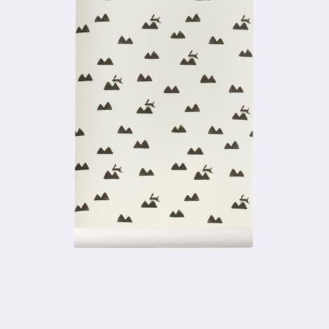 Ferm Living KIDS 526 Wallsmart Rabbit Wallpaper - Off-White