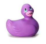 Big Teaze Toys Travel Size Purple Rubber Ducky Bath &amp; Shower Massager
