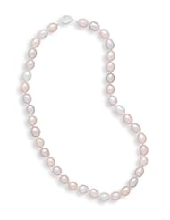 16" Individually Knotted Multi Color 7.5-8mm Cultured Freshwater Pearl Necklace