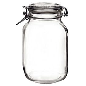 Bormioli Rocco Fido Storage Jar - Wire Bail - 2 L - 6 pack by Bormioli Rocco