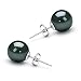 Black 8-9mm AA Japanese Akoya Pearl Earring Set